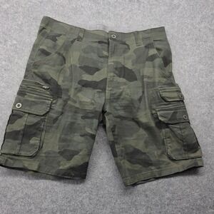 Iron Co Stretch Twill Cargo Shorts,  Stack Pockets with Zipper